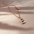 Solid 925 Sterling Silver Initial Crystal Personalised Alphabet Letter Necklace Rose Gold Filled